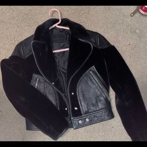 All Saints Black Leather Jacket